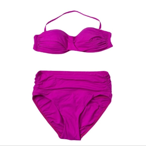 Vitamin A Bel Air Bandeau High Waisted Bikini - Picture 3 of 11